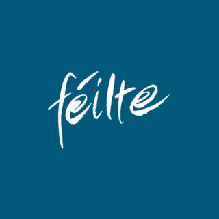Stylised logo for Féilte